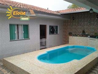 CASA TÉRREA COM PISCINA SÃO FERNANDO 400 METROS DO MAR 155